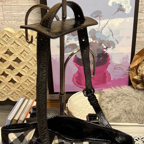 Burberry Black/Grey Nylon Check Large Tote Bag​​​ - Picture 4 of 10